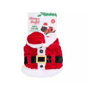 nwt MERRY & BRIGHT Small pet Guinea Pig CHRISTMAS santa Holiday costume